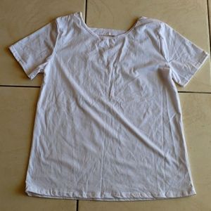 #10446-10 Tank top with back strap detail,XL,White